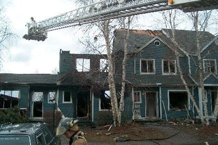 March 24, 2006 Mutual aid to Brewster | Structure Fire | Fieldstone Pond | Pictures Copyright © 2006 Photos:  Frank Becerra Jr. / The Journal News, County Car 2 (Ron Davies), and John Marshall.